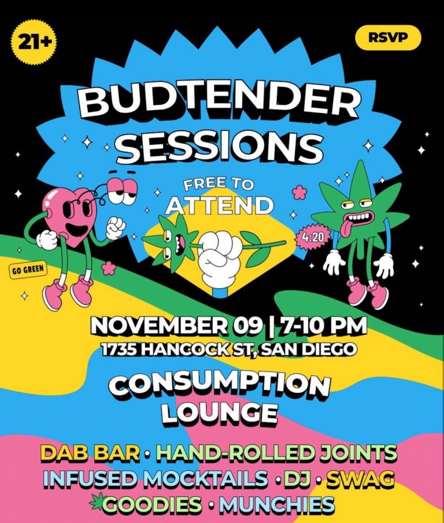Budtender Sessions at Julip Nov 9 San Diego