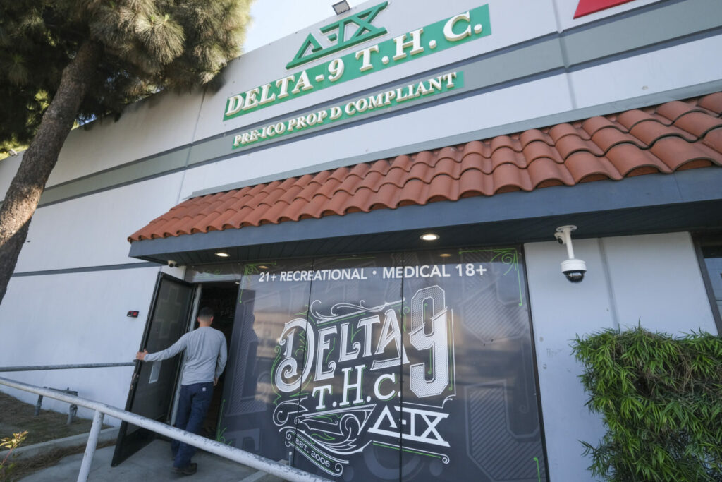 Delta IX THC cannabis dispensary in Wilmington. (Photo by Ringo Chiu)