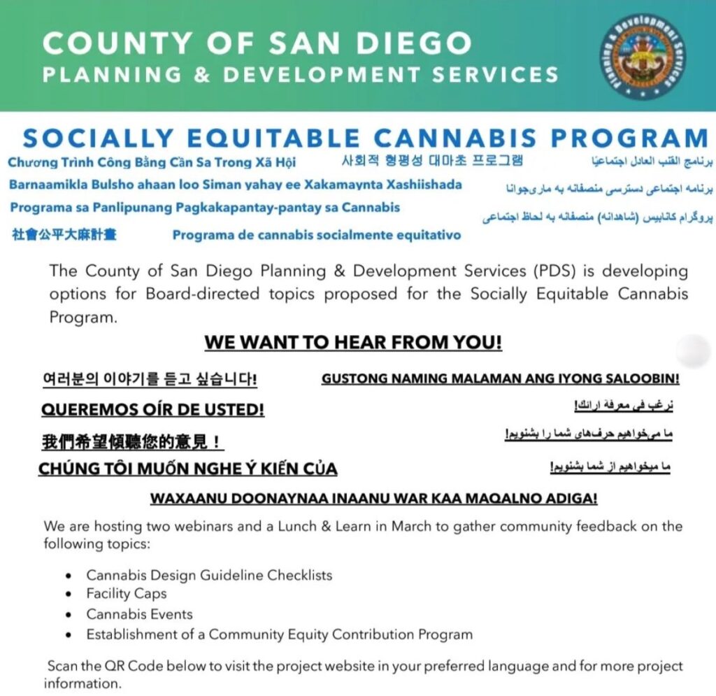 San Diego County Social Equity