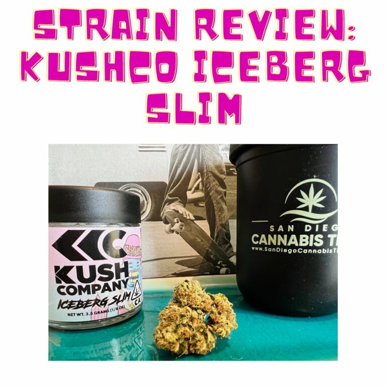 Strain Review Iceberg Slim by KushCo San Diego Cannabis Times