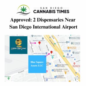 The City of San Diego has approved 2 Conditional Use Permits (CUP's) for cannabis dispensaries near the eastern border of San Diego International Airport.