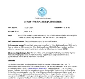 SEED Cannabis Equity Program Code Amendments and Public Comment Period