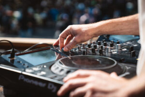 Image of DJ turntable Live Music