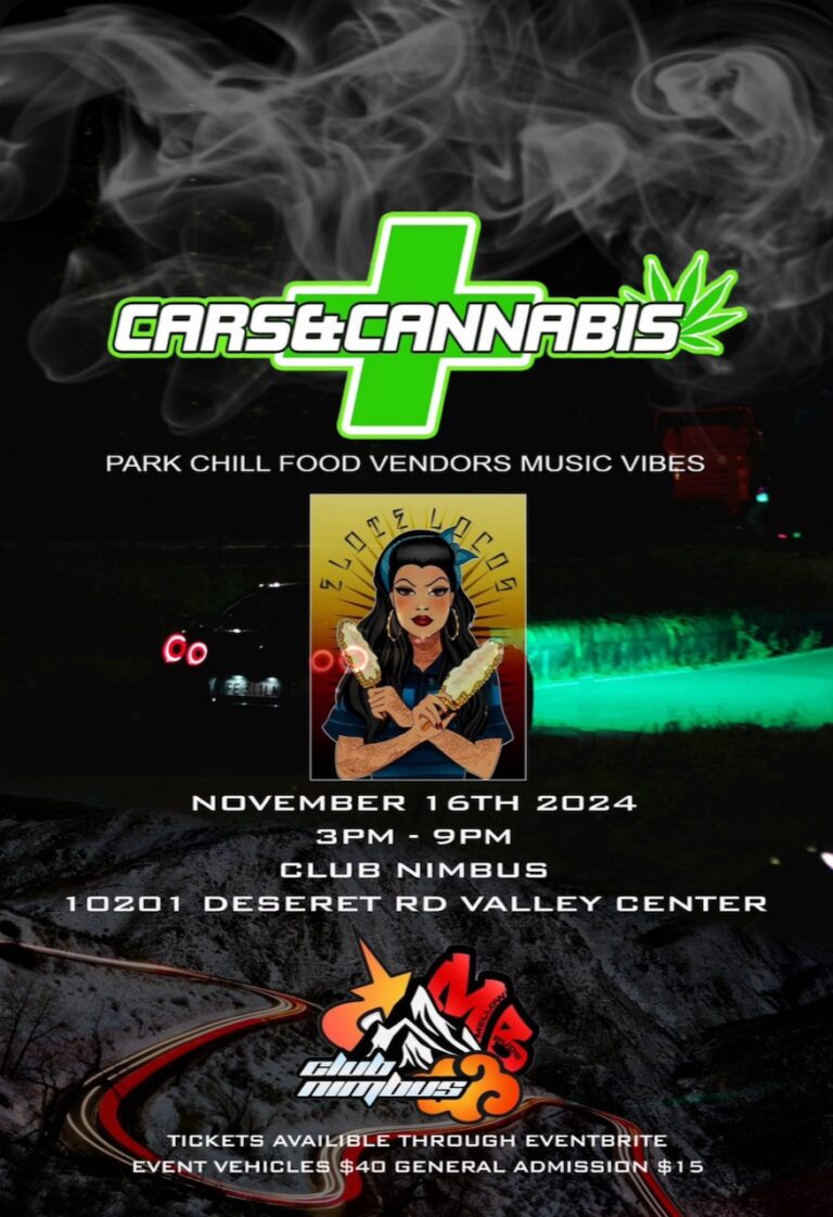 Cars&Cannabis Nov 16 Club Nimbus