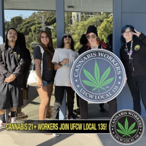 Mission Valley Cannabis 21+, Harbor Collective, Torrey Holistics Employees Join UFCW Local 135