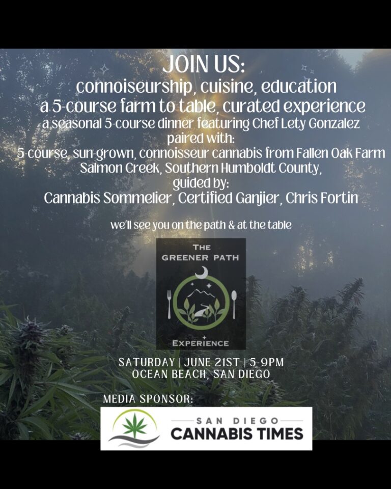 The Greener Path 5 Course Cannabis Dinner June 21