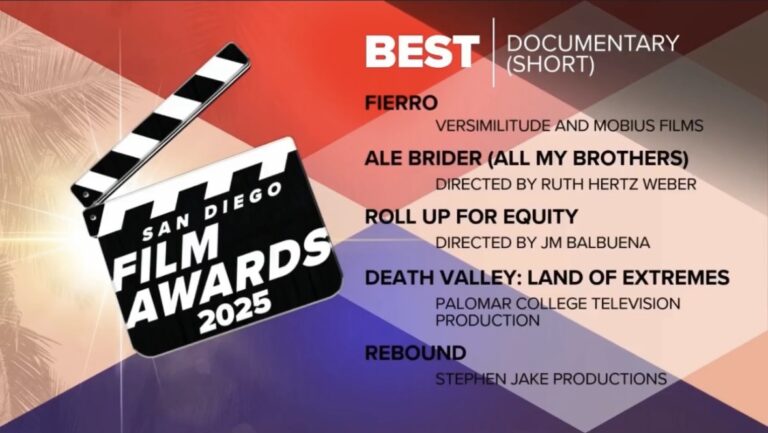 Roll Up For Equity nominated for Best Documentary Short at the 2025 San Diego Film Awards