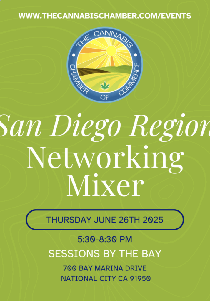 Cannabis Chamber Mixer June 26 at Sessions