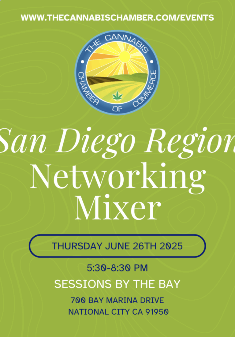 Cannabis Chamber Mixer June 26 at Sessions