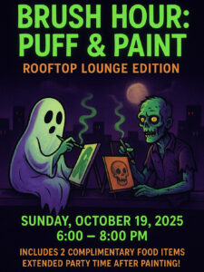 Halloween Edition Puff & Paint Oct 19