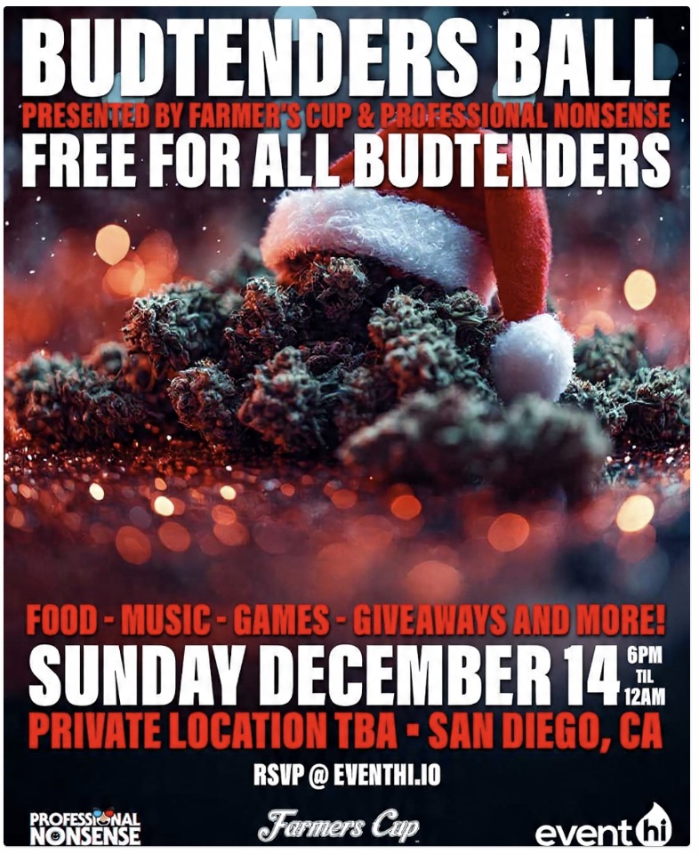 Budtenders Ball Dec 14
