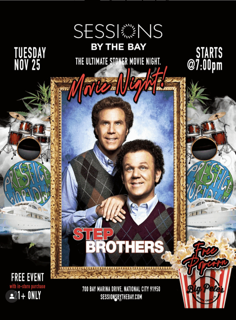 Stoner Movie Night at Sessions By The Bay Step Brothers