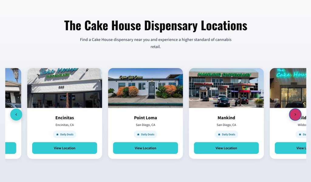 The Cake House Acquires 5 Cannabis 21+ Locations