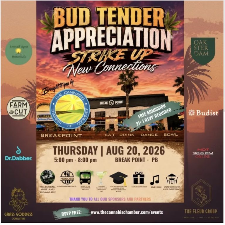 8/20 San Diego Budtender Appreciation and August Mixer