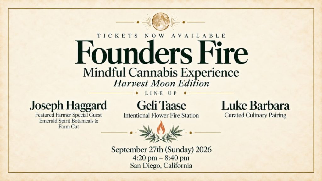 Founders Fire Mindful Cannabis Experience Harvest Moon Edition