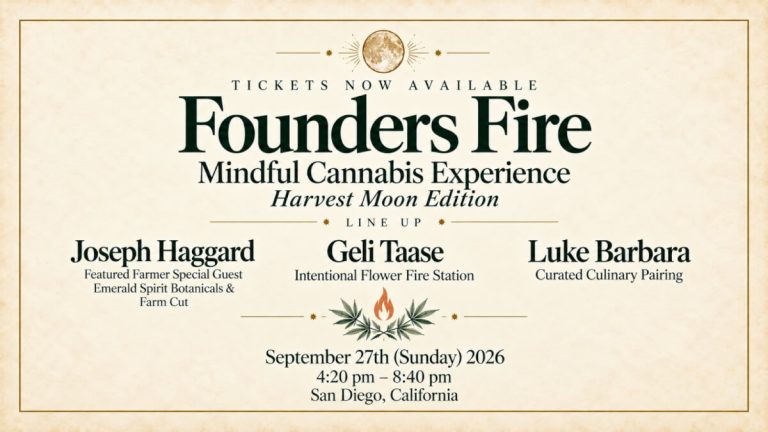Founders Fire Mindful Cannabis Experience Harvest Moon Edition